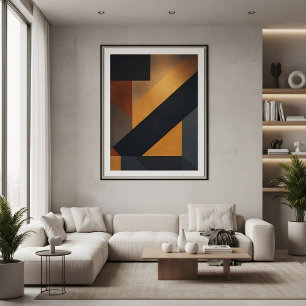 Poster Mosaïque Géométrique