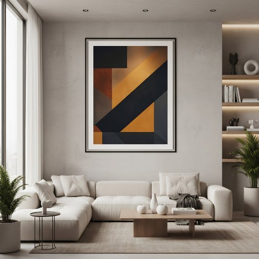 Poster Mosaïque Géométrique