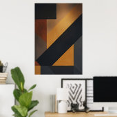 Poster Mosaïque Géométrique (Bureau à domicile)