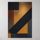 Poster Mosaïque Géométrique (Devant)