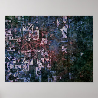 Poster Mosaïque Géométrique Abstraite