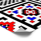 Poster Mosaïque Miroir (Coin)
