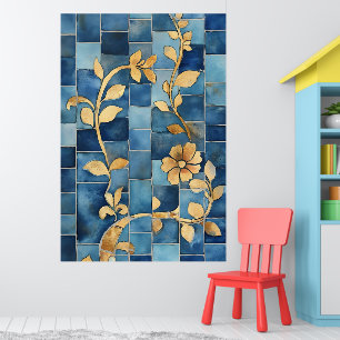 Poster Mosaïque rappelant les styles traditionnels maroca