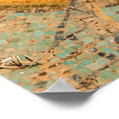 Poster Mosaïque romaine antique (Coin)