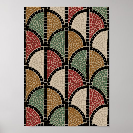 Poster Mosaïque - romaine (Pompéi) (Devant)