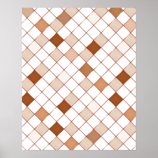 Poster Mosaïque sur verre 2 (Devant)