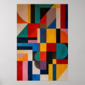 Poster Mosaïque Vibrante (Devant)