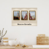Poster Moscou Kremlin (Cuisine)
