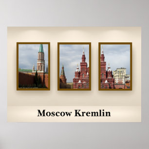 Poster Moscou Kremlin