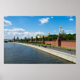 Poster Moscou Kremlin
