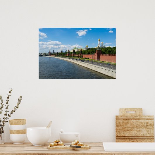 Poster Moscou Kremlin (Cuisine)