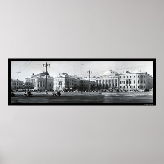 Poster Moscou State University Russie Photo 1955 (Devant)