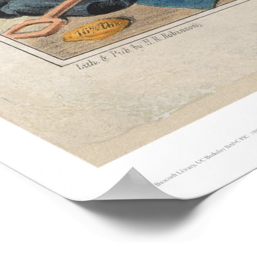 Poster Mose en Californie : Set-to with a Bear (1475) (Coin)