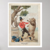 Poster Mose en Californie : Set-to with a Bear (1475) (Devant)