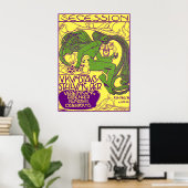 Poster Moser : Exposition d'art de la Sécession de (Bureau à domicile)