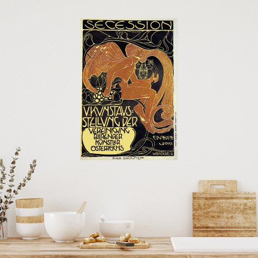 Poster Moser : Exposition d'art de la Sécession de (Cuisine)