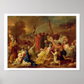 Poster Moses and the Brazen Serpent, c.1653-54 (Devant)