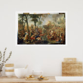 Poster Moses Drawing Water from the Rock (Cuisine)