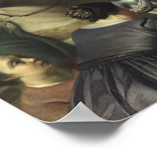 Poster Moses Striking Water du Rocher (Coin)