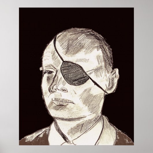 Poster Moshe Dayan (Devant)