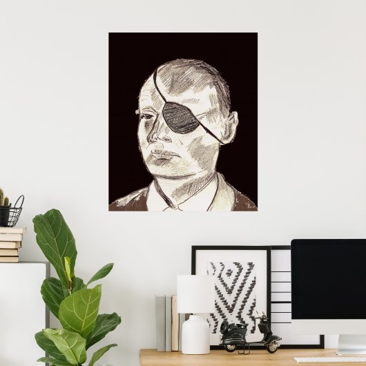 Poster Moshe Dayan (Bureau à domicile)