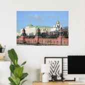 Poster Moskou Kremlin (Thuiskantoor)
