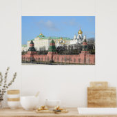 Poster Moskou Kremlin (Keuken)