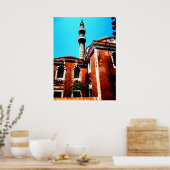 Poster Mosquée à Rhodes Imprimer (Cuisine)