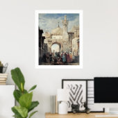 Poster Mosquée Al Azhar au Caire (Bureau à domicile)
