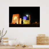 Poster Mosquée Amir Timur Ouzbékistan Photo sur toile (Cuisine)