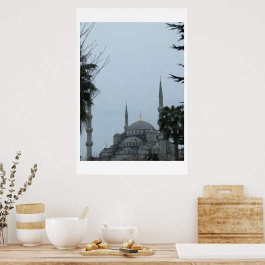 Poster Mosquée Bleue (Cuisine)