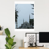 Poster Mosquée Bleue (Bureau à domicile)