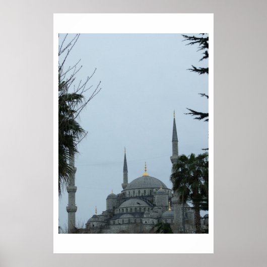 Poster Mosquée Bleue (Devant)