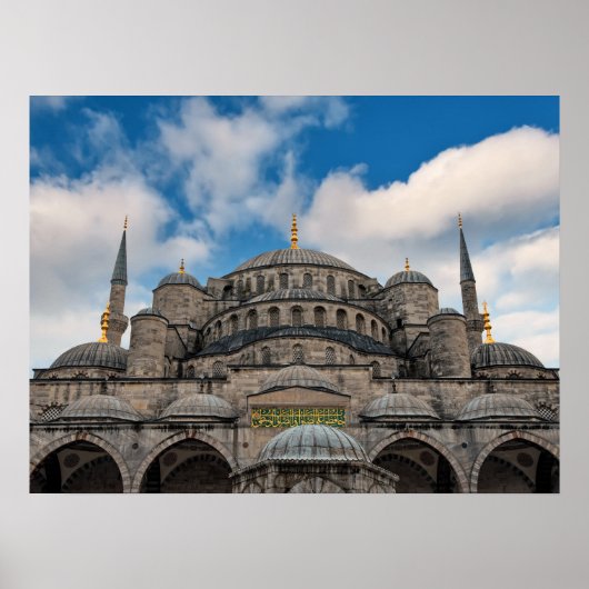 Poster Mosquée bleue Istanbul (Devant)