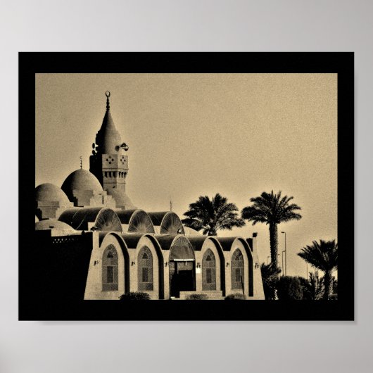 Poster Mosquée de Jeddah (Devant)