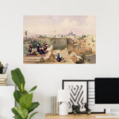 Poster Mosquée d'Omar montrant le Site du Temple (Bureau à domicile)