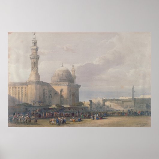 Poster Mosquée du Sultan Hasan du Grand Carré Rumeyleh (Devant)