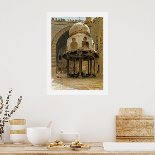 Poster Mosquée du Sultan Hassan ; Le Caire (Cuisine)