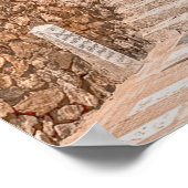 Poster Mosquée du Temple Bleu Sakhi à Kaboul en Afghanist (Coin)