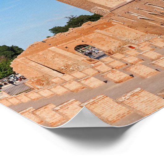 Poster Mosquée Koutoubia - Marrakech, Maroc (Coin)