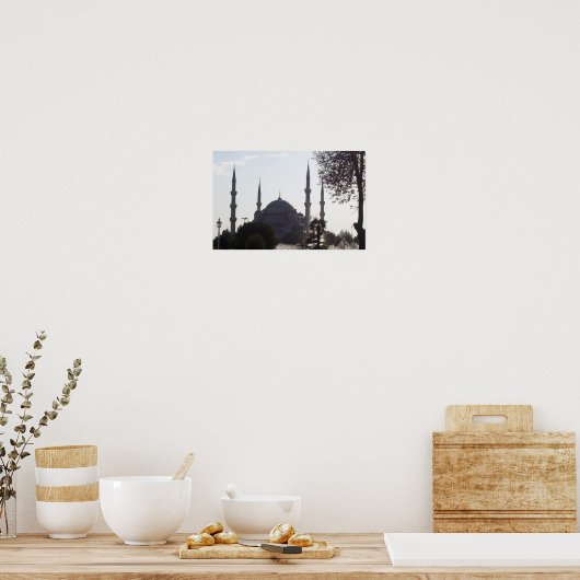 Poster Mosquée Minarets et plus (Cuisine)