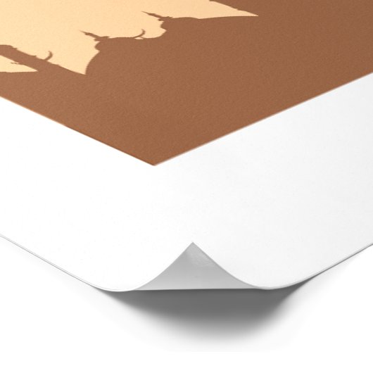 Poster Mosquée moderne du Ramadan Moubarak (Coin)