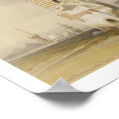 Poster Mosquées en ruine dans le désert, à l'ouest de la  (Coin)