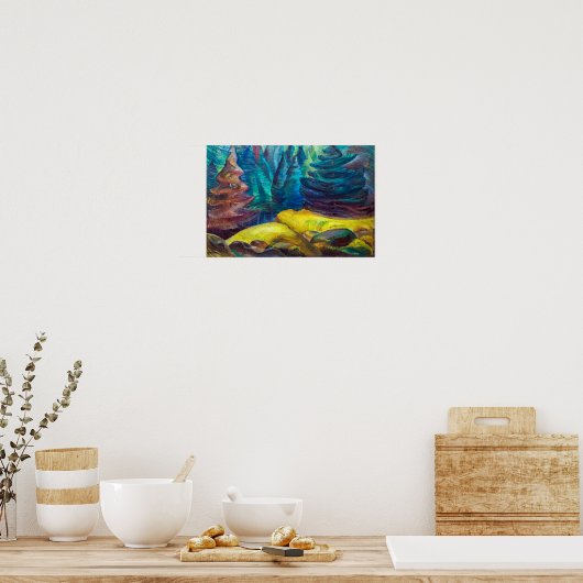 Poster Moss jaune | Emily Carr | (Cuisine)
