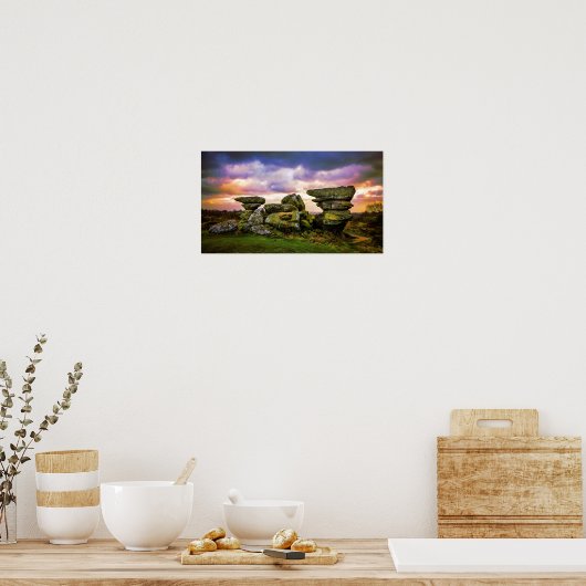 Poster Mossy Couvert Brimham Rocks (Cuisine)