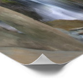 Poster Mossy Falls - Peinture (Coin)