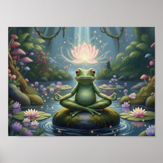 Poster MossyGreenFrog (Devant)