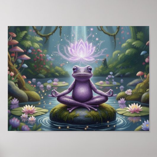 Poster MossyVioletFrog (Devant)