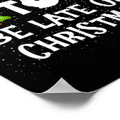 Poster Most Likely To Be Late On Christmas Funny Family M (Coin)