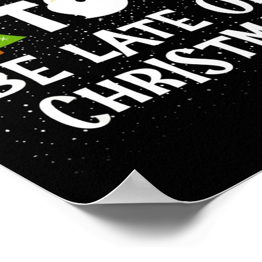 Poster Most Likely To Be Late On Christmas Funny Family M (Coin)